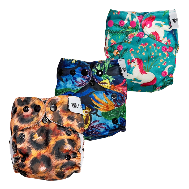 Reusable Cloth Nappy Trial Pack - Newborn