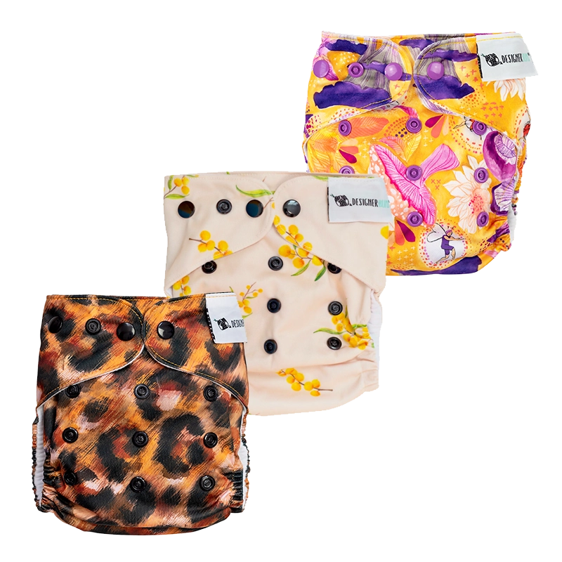 Reusable Cloth Nappy Trial Pack - OSFM