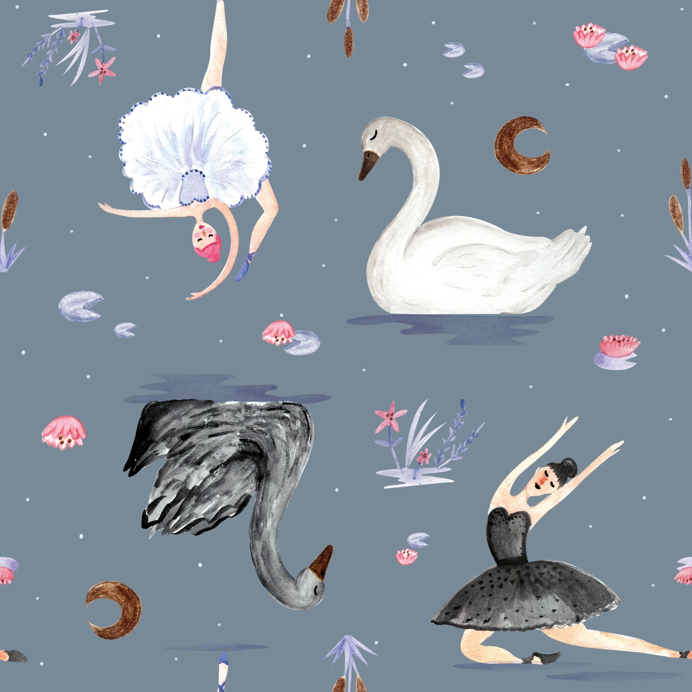 Swan Lake Reusable Cloth Nappy