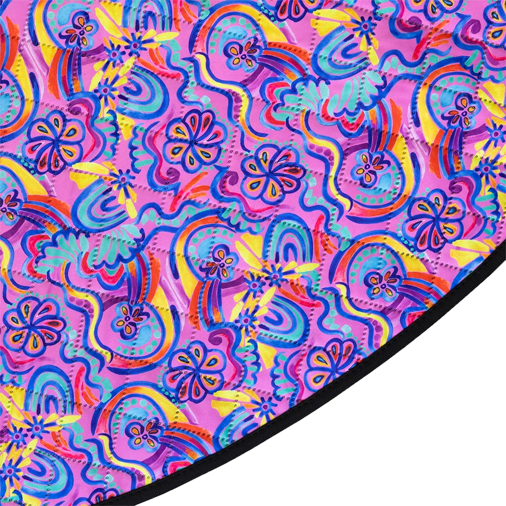 Abstract Rainbow Play Mat Large