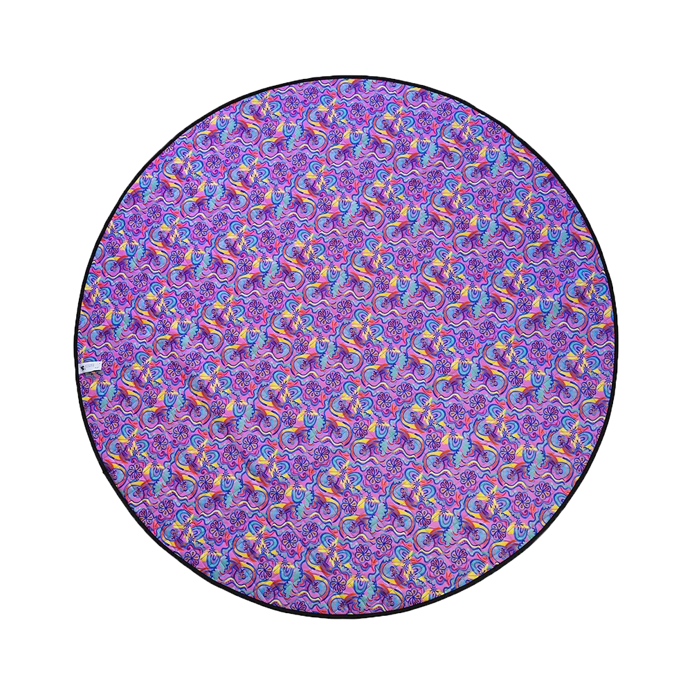 Abstract Rainbow Play Mat Large