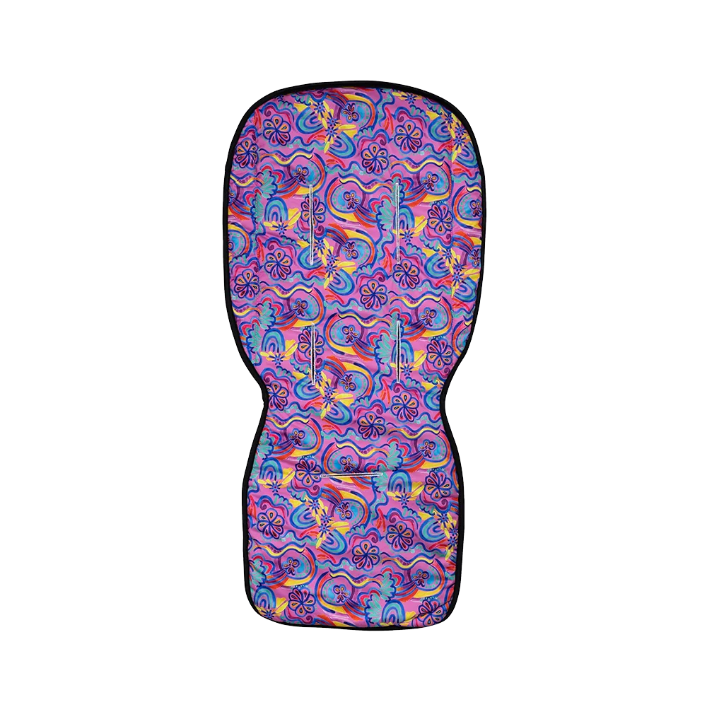 Abstract Rainbow Pram Liner