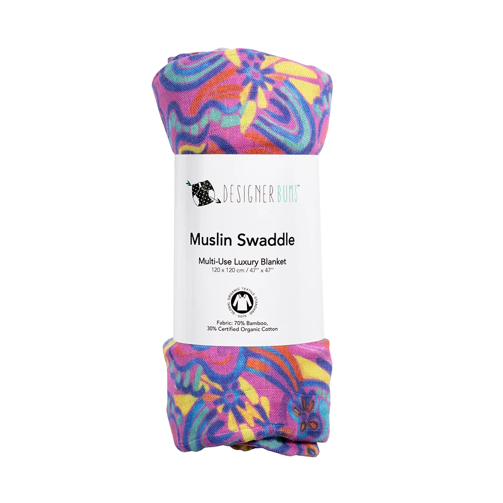 Abstract Rainbow Swaddle