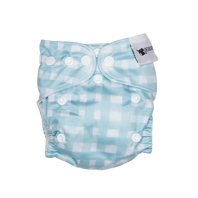 Baby Blue Little Cloth Nappy