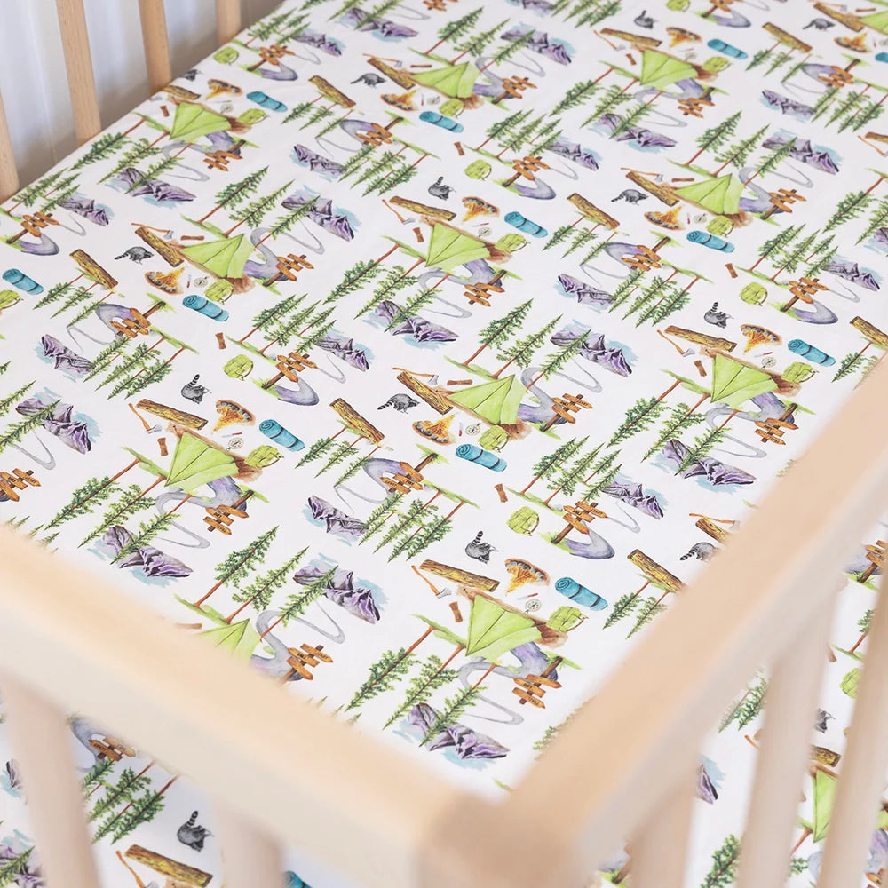 Great Outdoors Fitted Cot Sheet