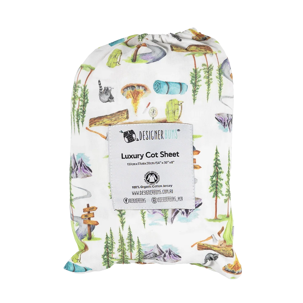 Great Outdoors Fitted Cot Sheet