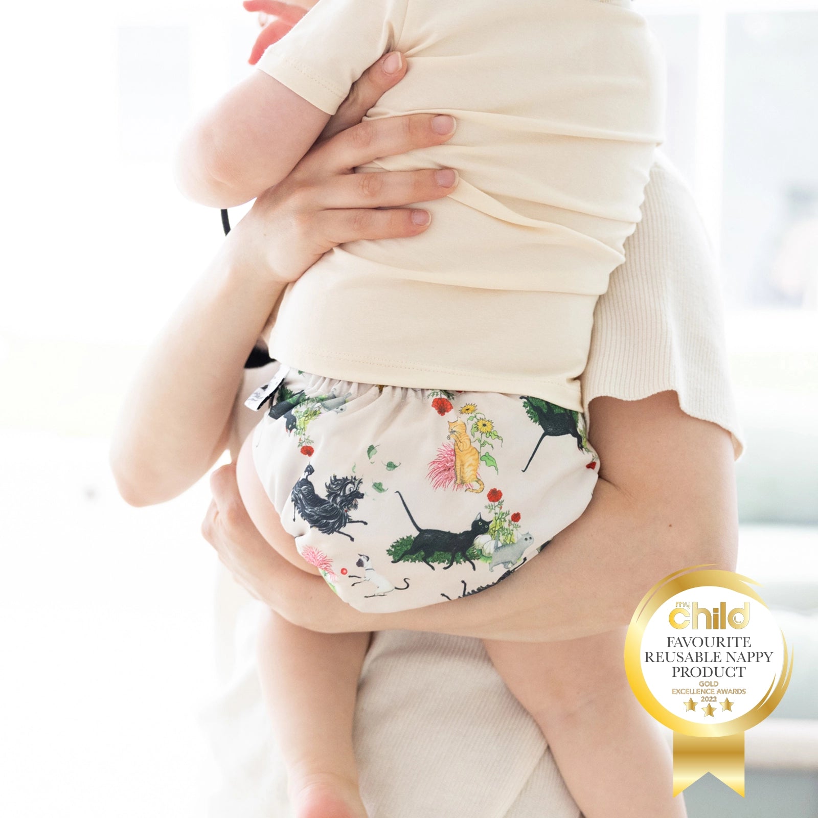 On The Prowl Reusable Cloth Nappy