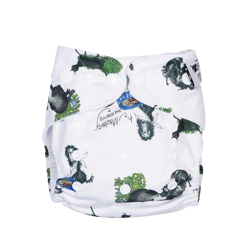 Adventurous Cats Reusable Cloth Nappy
