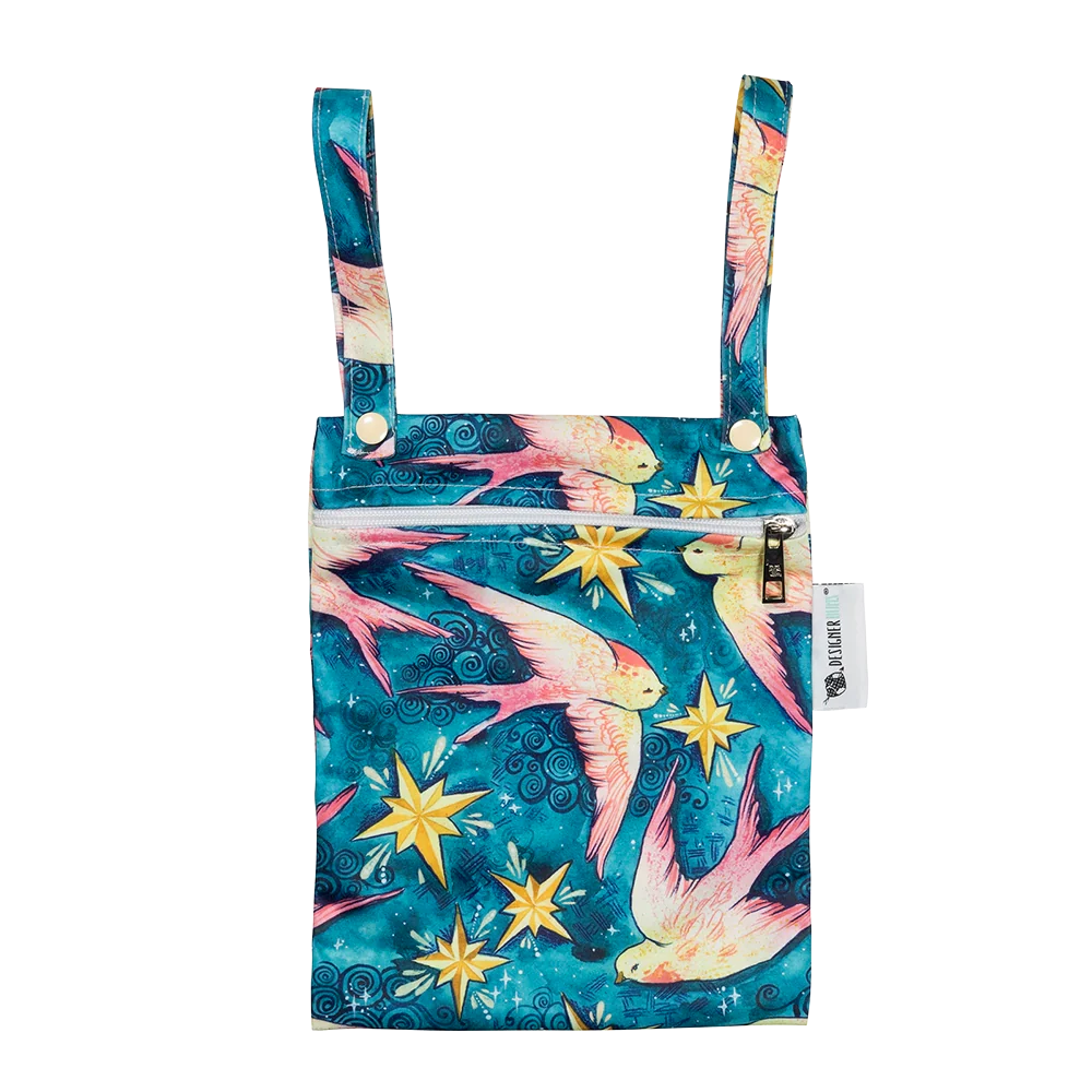 Star Swallows Mini Wet Bag - Double Handle