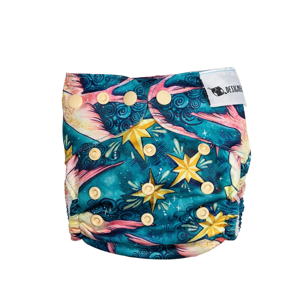 Star Swallows Reusable Cloth Nappy