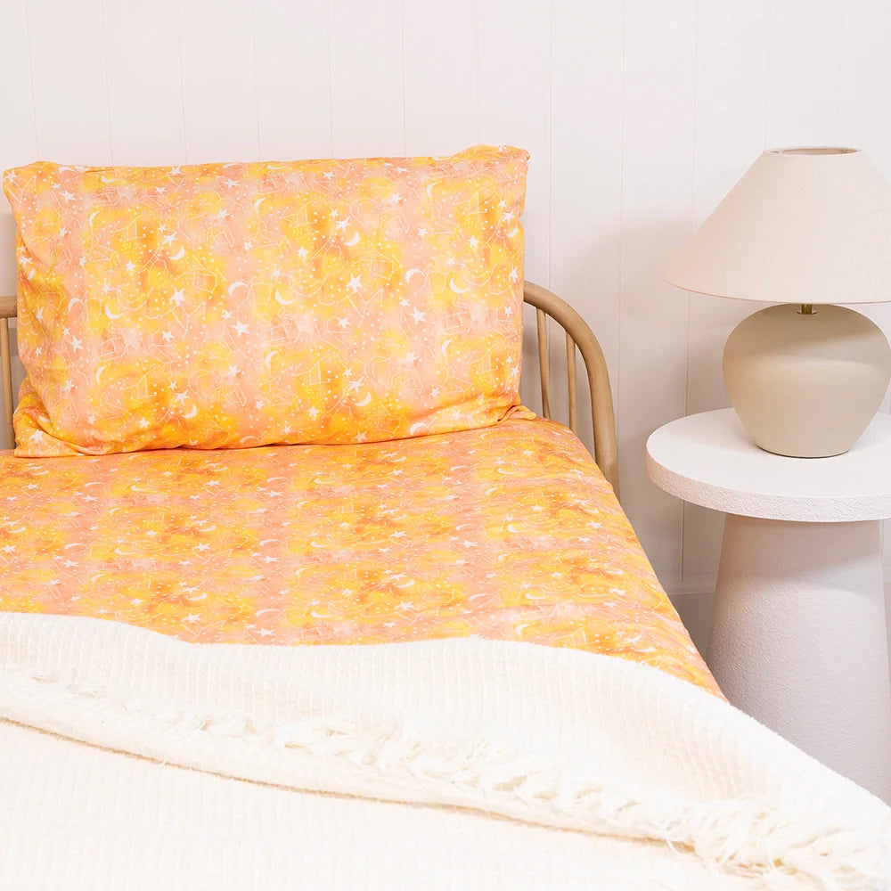 Stella Sky Single Fitted Sheet