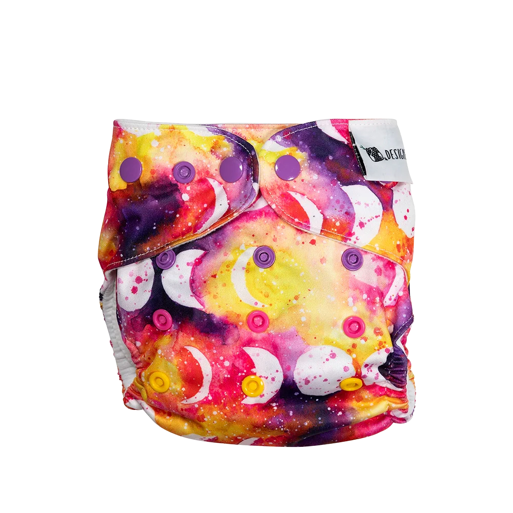 Sunset Moon Reusable Cloth Nappy