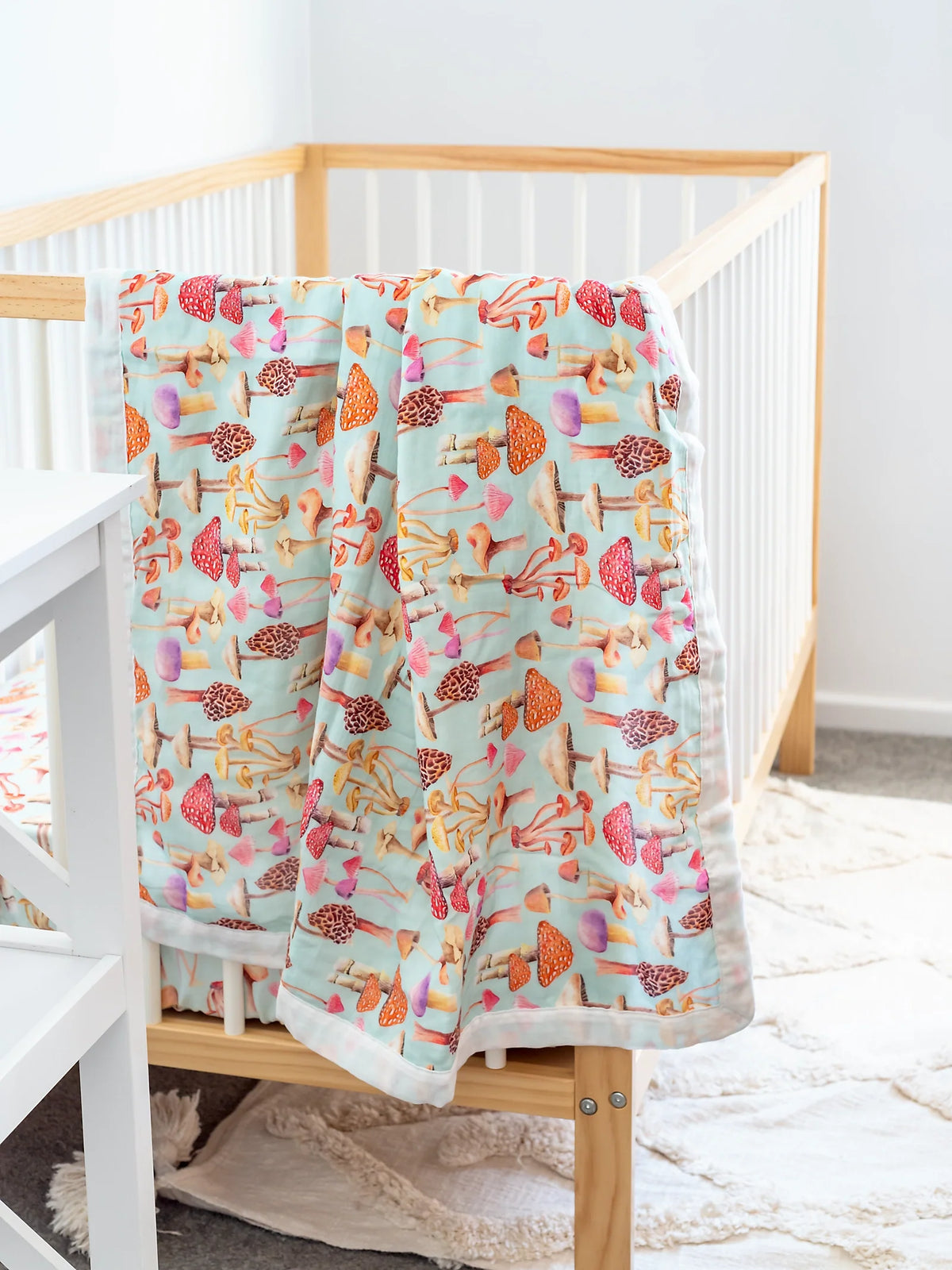 Mushroom Magic Baby Blanket Designer Bums