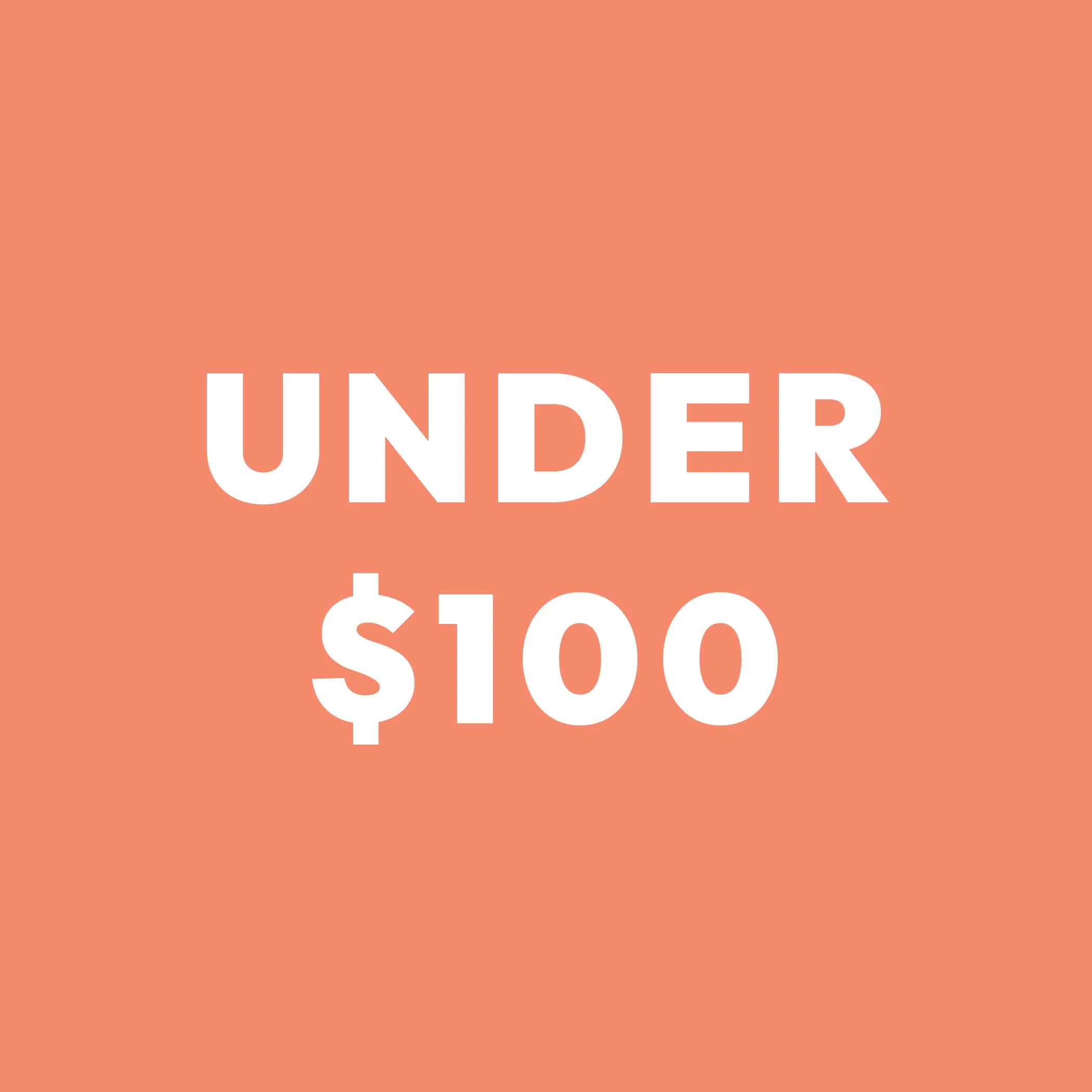 $100 AND UNDER