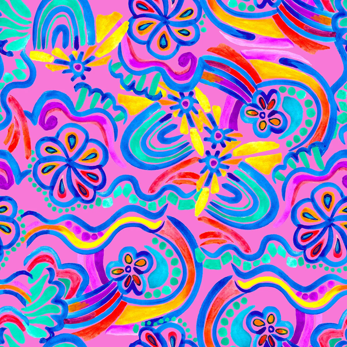 Abstract Rainbow Little Cloth Nappy