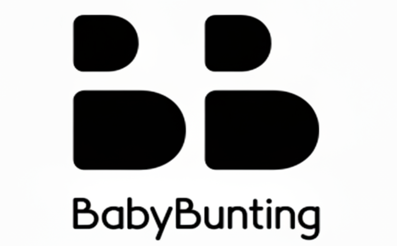 BabyBunting logo with four blue rounded squares on a white background