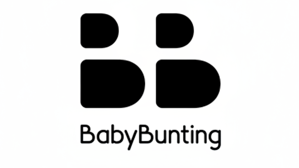 BabyBunting logo with four blue rounded squares on a white background