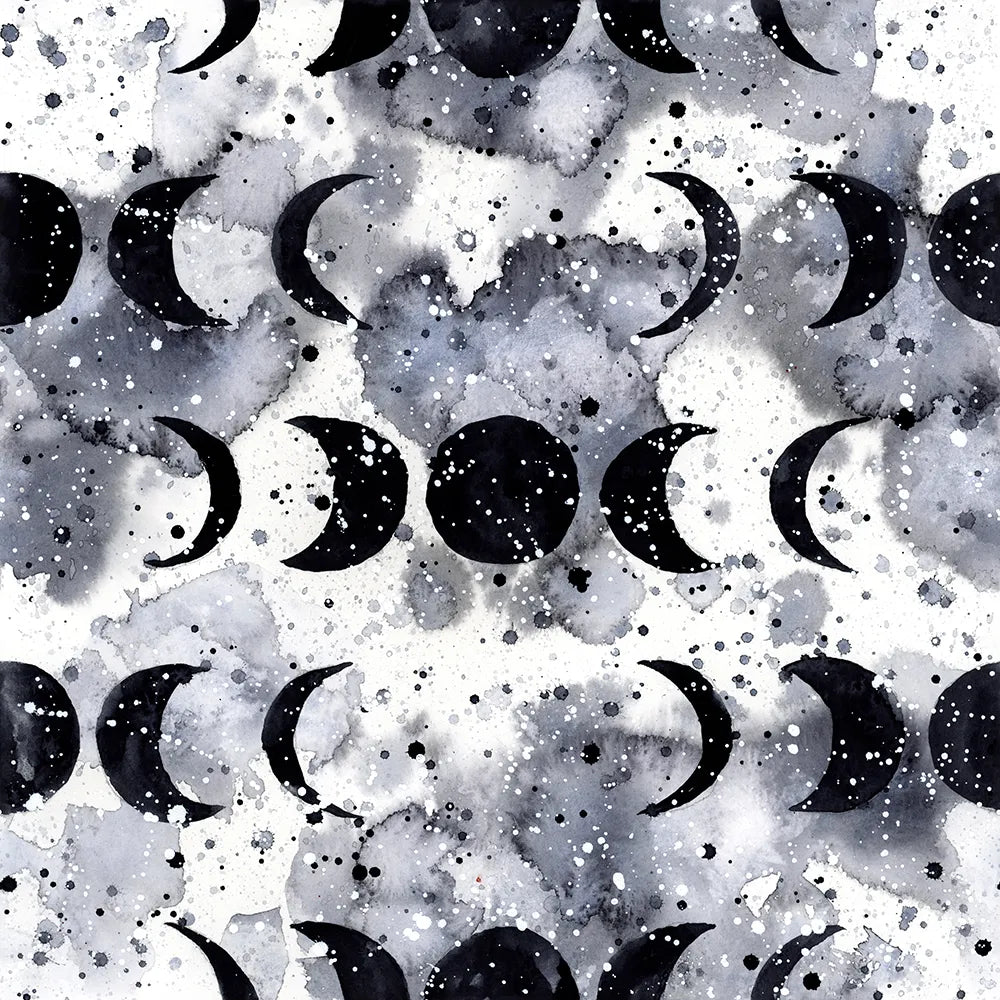 Black Moon Large Blanket