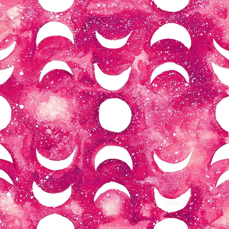 Cerise Moon Bib