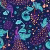 Indigo Plumes Reusable Cloth Nappy