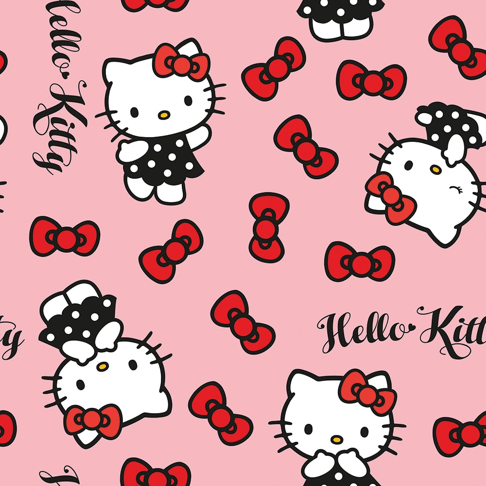 Hello Kitty Polka Dot Cot Sheet