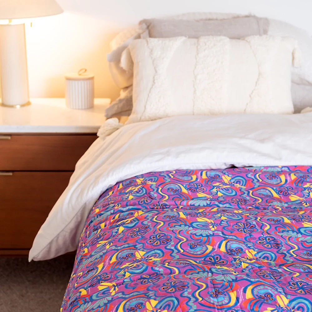 Abstract Rainbow Large Blanket