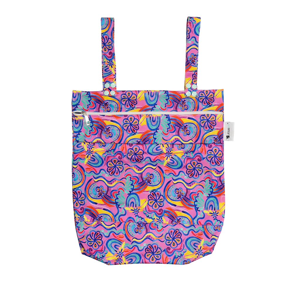 Abstract Rainbow Wet Bag