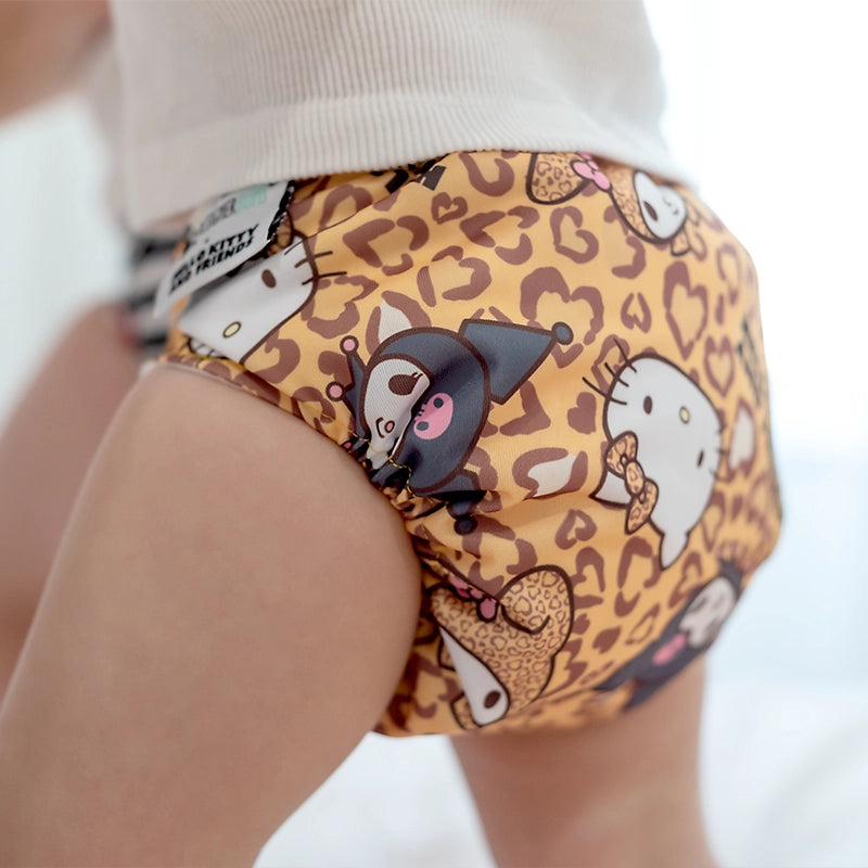 Sweet Leopard Reusable Cloth Nappy