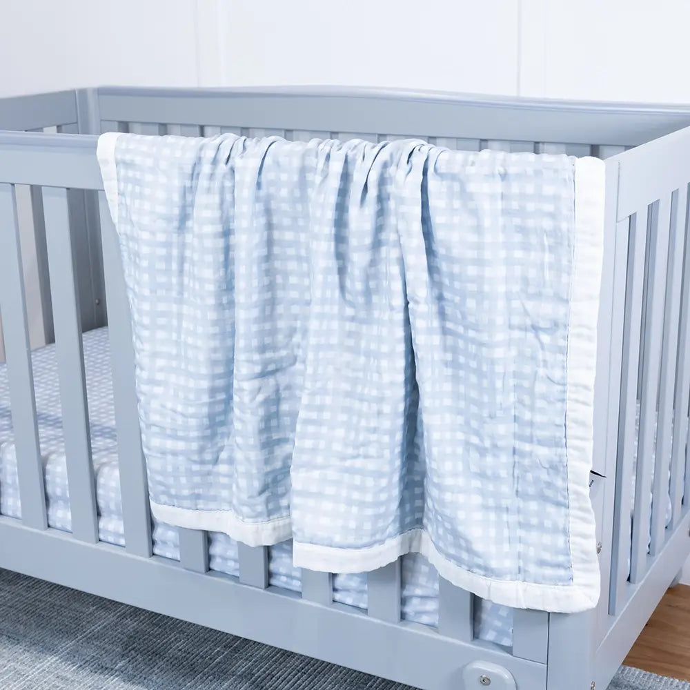 Baby Blue Baby Cot/Bassinet Blanket