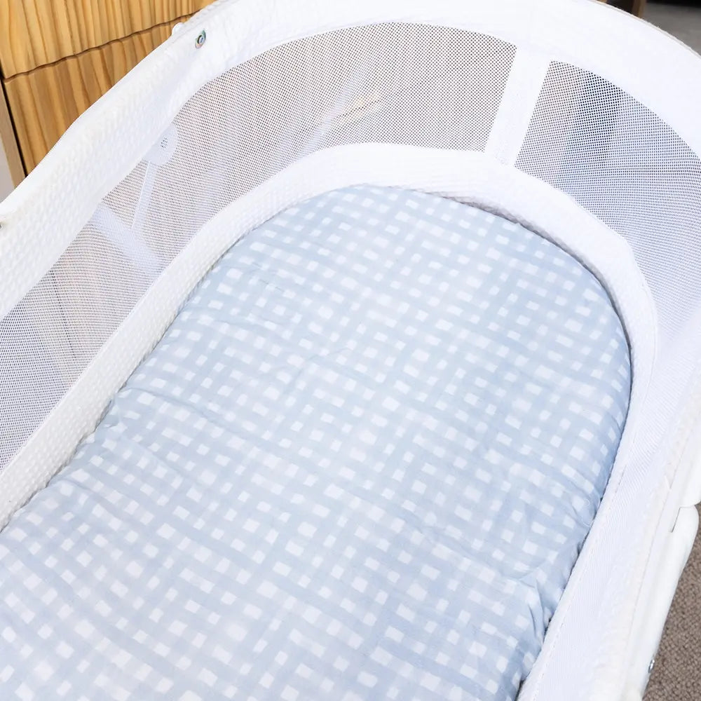 Baby Blue Change Pad/Bassinet Sheet