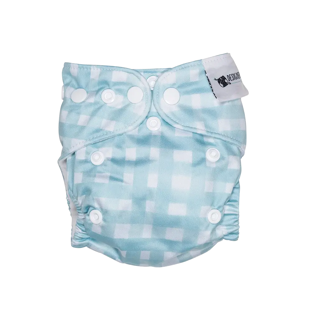 Baby Blue Little Cloth Nappy
