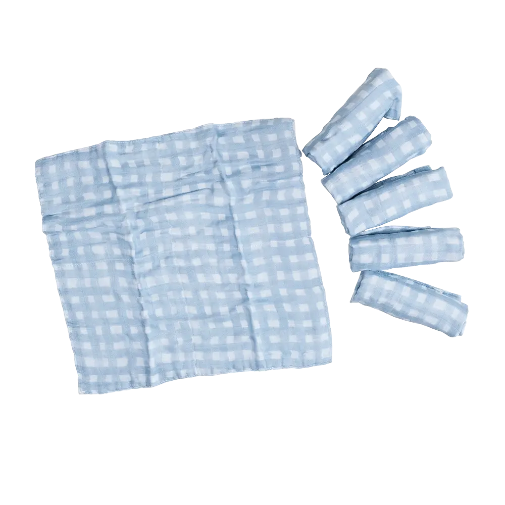 Baby Blue Cloth Wipes