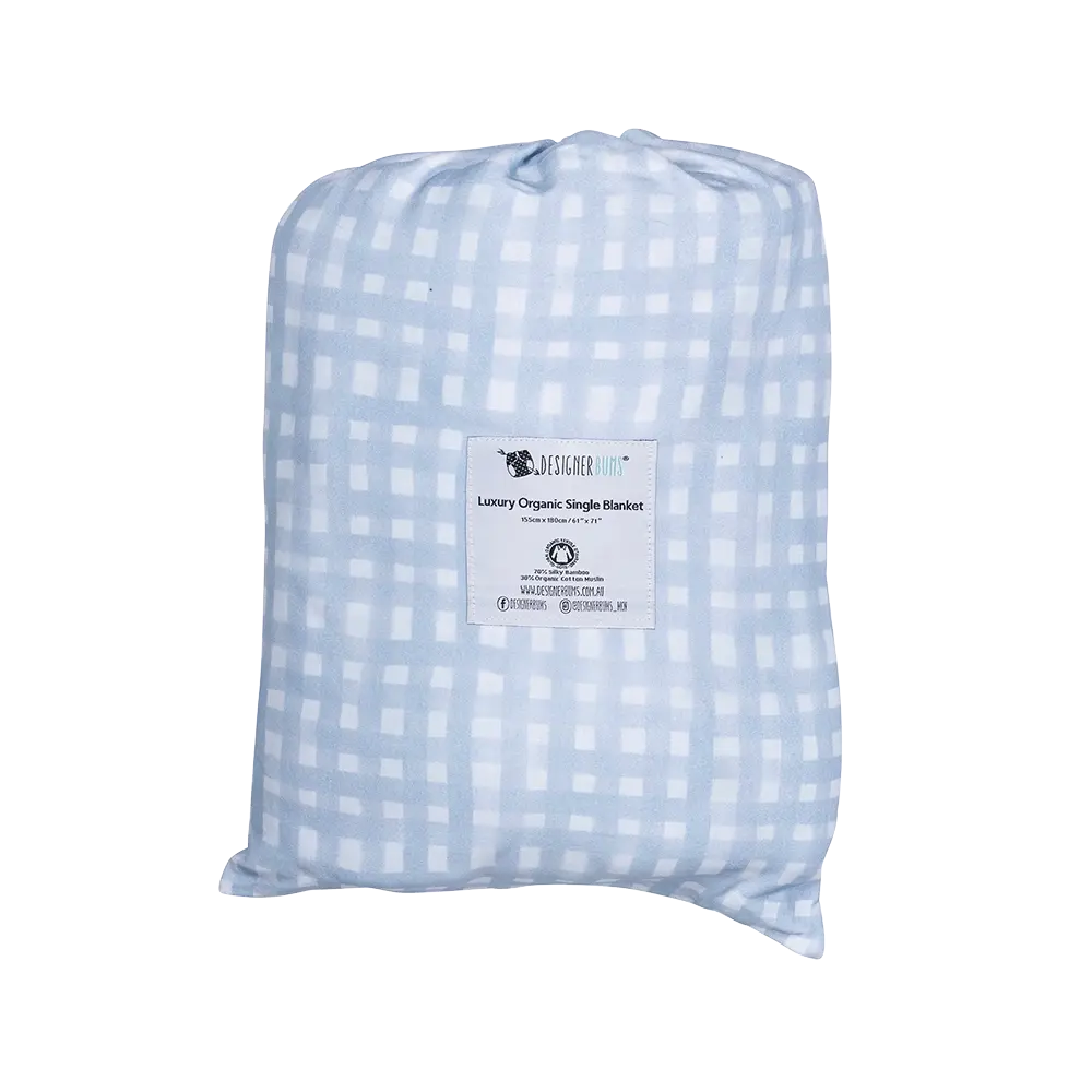 Baby Blue Single Blanket