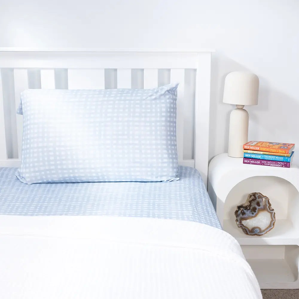 Baby Blue Single Fitted Sheet