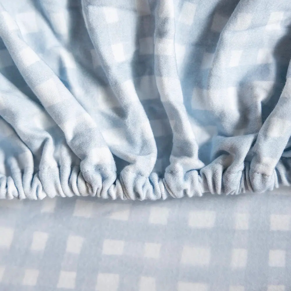 Baby Blue Single Fitted Sheet