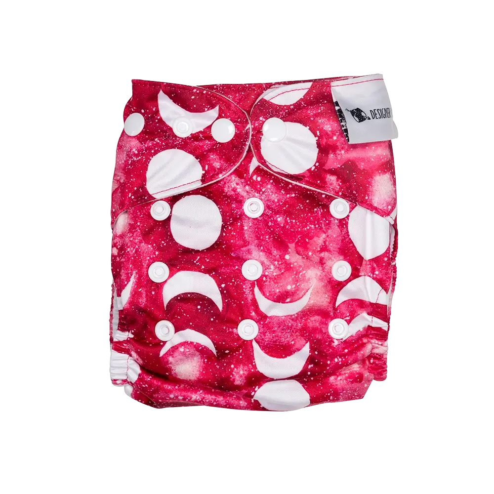 Cerise Moon Reusable Cloth Nappy