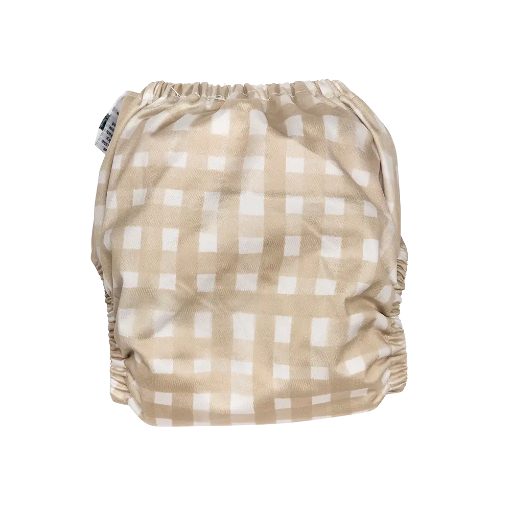 Chocolate Checkers Reusable Cloth Nappy