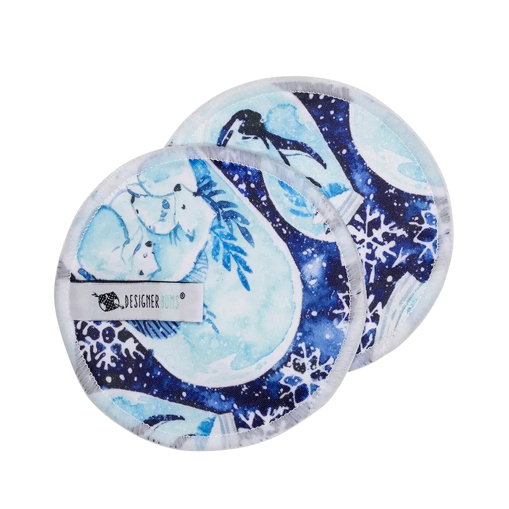 Snow Globes Nursing Pad Set