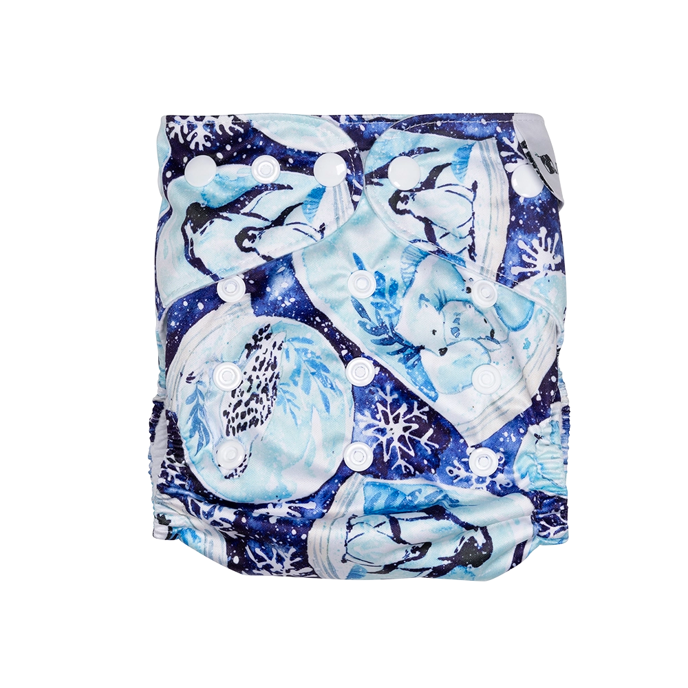 Snow Globes Reusable Cloth Nappy
