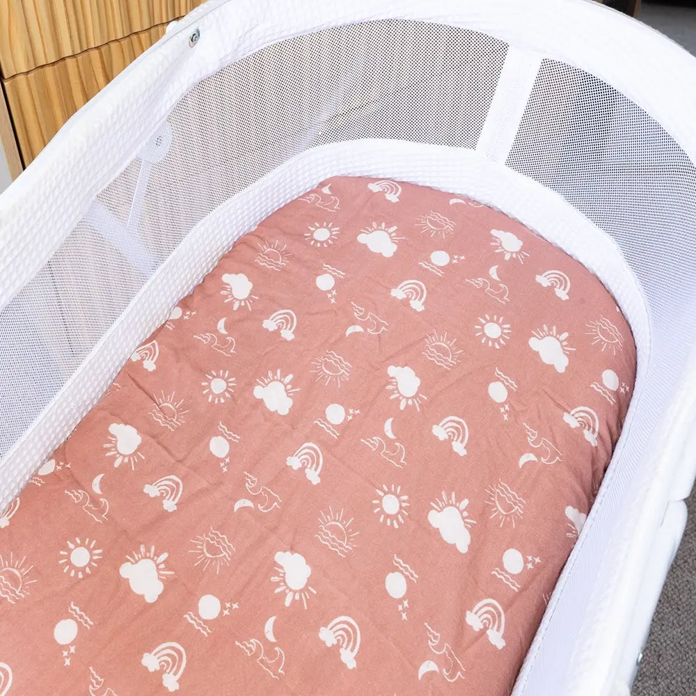 Terracotta Haze Change Pad/Bassinet Sheet