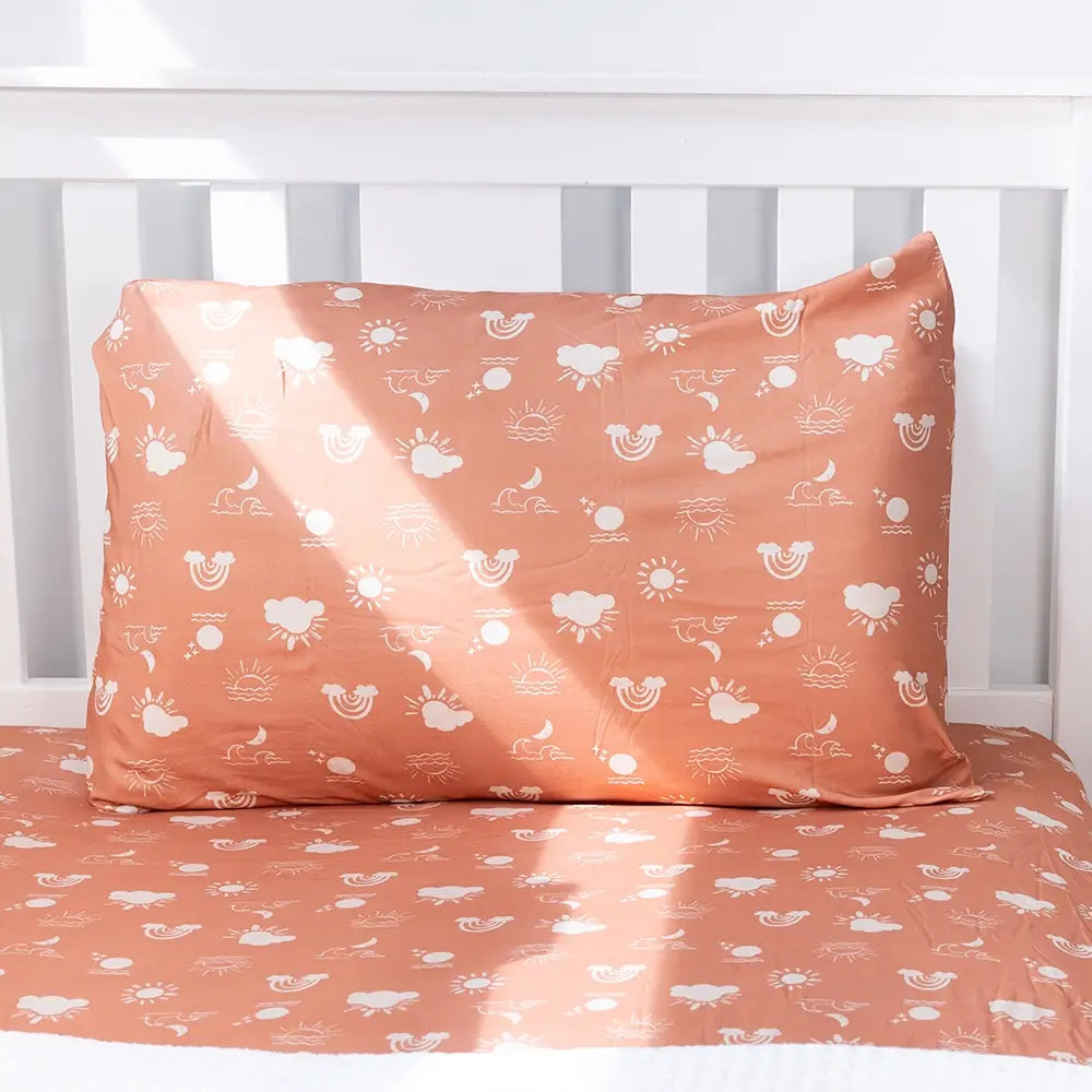 Terracotta Haze Pillow Cover
