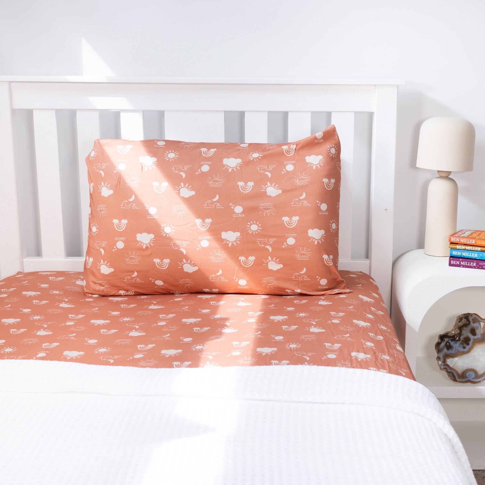 Terracotta Haze Pillow Cover