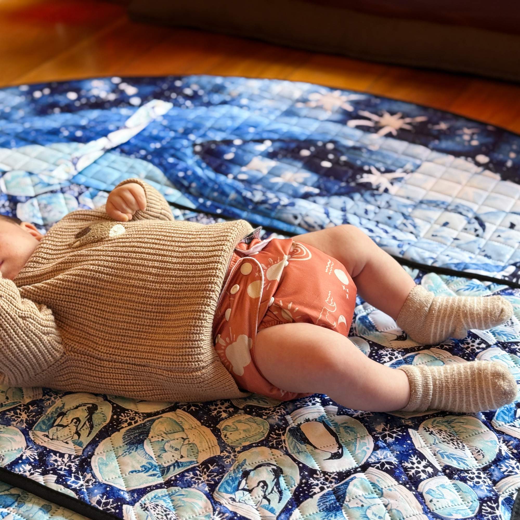 Terracotta Haze Reusable Cloth Nappy
