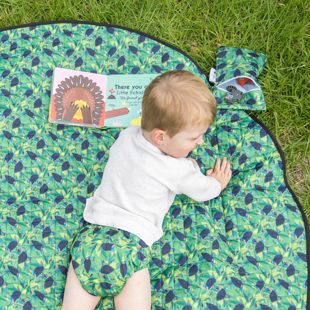 Cassowary Crest Play Mat.