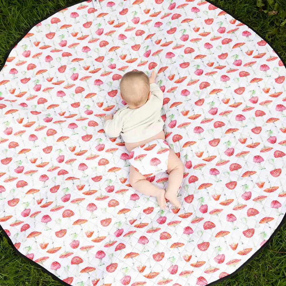 Red Caps Play Mat | Designer Bums