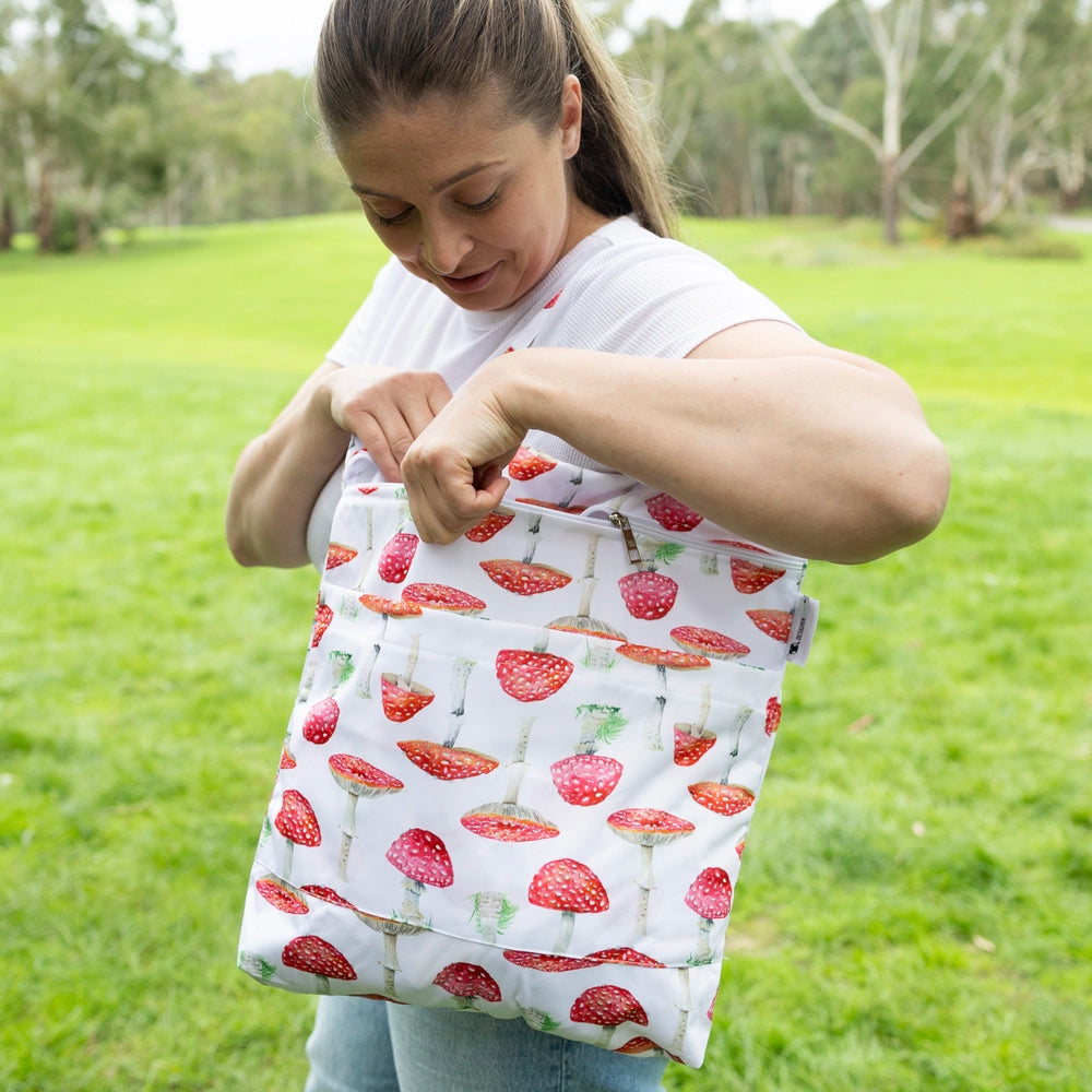 Red Caps Wet Bag.