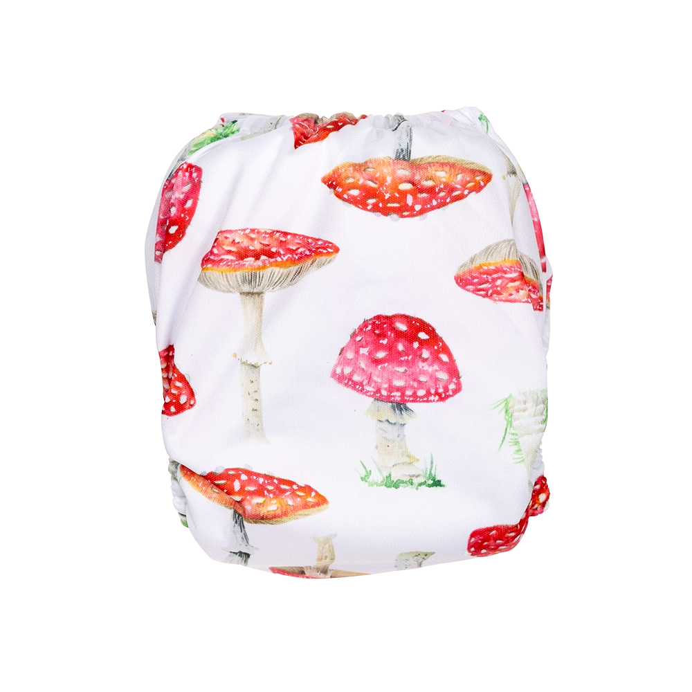 Red Caps Moon Reusable Cloth Nappy.