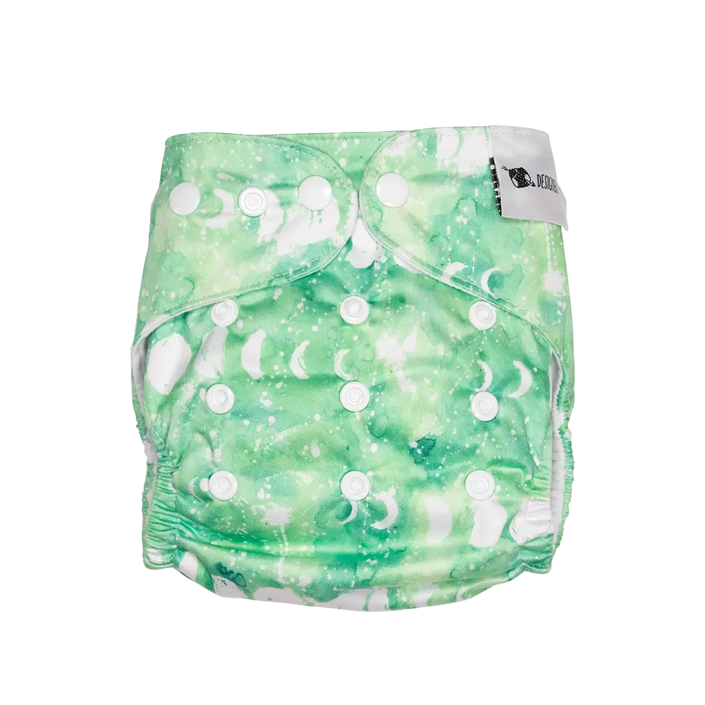 Transitional Object Nappy Tidal Moon Reusable Cloth Nappy | Designer Bums