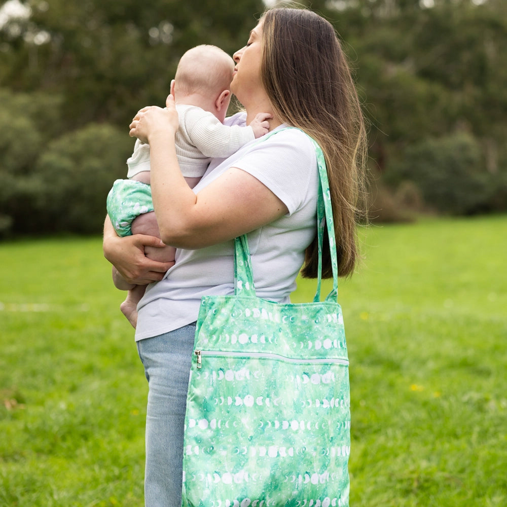 Tidal Moon Tote Bag.