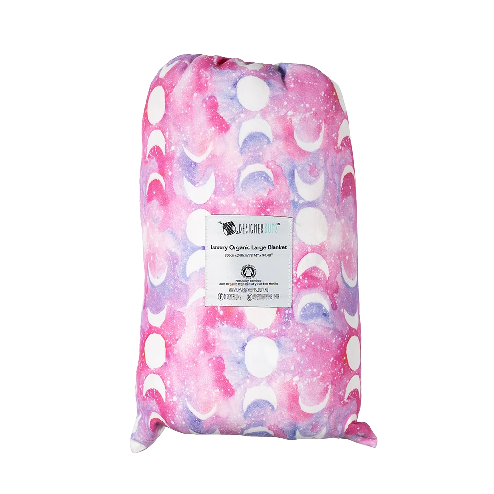 Lilac Moon Large Blanket